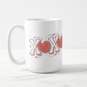 XOXO Valentinstag Tasse