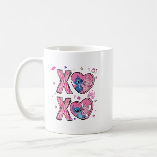 Xoxo valentinstich kaffeetasse (Links)