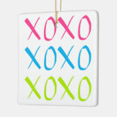 XOXO Verzierung Keramikornament (Links)