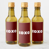 Xoxo Weinetikett (Flaschen)
