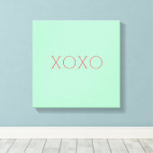 XOXO Wrapped Canvas Leinwanddruck (Insitu (Holzboden))