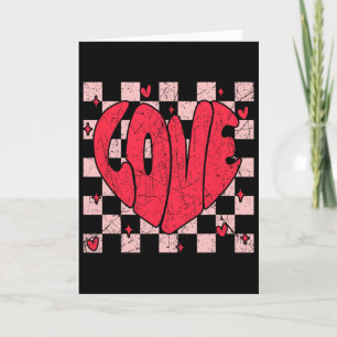 Xoxo Xo Xo Groovy Liebe Kariert Valentinstag Männe Karte