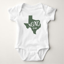 XOXO, Y'all - Kakteen Green Texas Staat Form