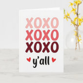 Xoxo Yall Love Card Karte (Gelbe Blume)