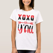 XOXO Y'all Valentine's Women T-Shirt (Vorderseite)