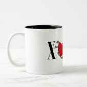 XOXO ZWEIFARBIGE TASSE (Links)