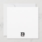 XOXOXOXO FEIERTAGSKARTE (Rückseite)