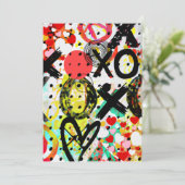 XOXOXOXOXO-Sammlung Feiertagskarte (Stehend Vorderseite)