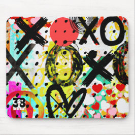 XOXOXOXOXO-Sammlung Mousepad