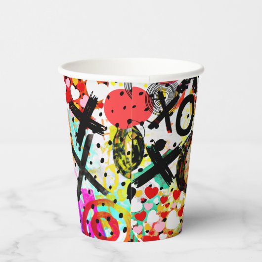 XOXOXOXOXO-Sammlung Pappbecher (Rechts)