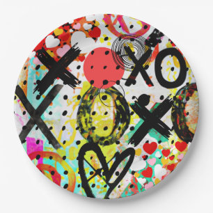 XOXOXOXOXO-Sammlung Pappteller