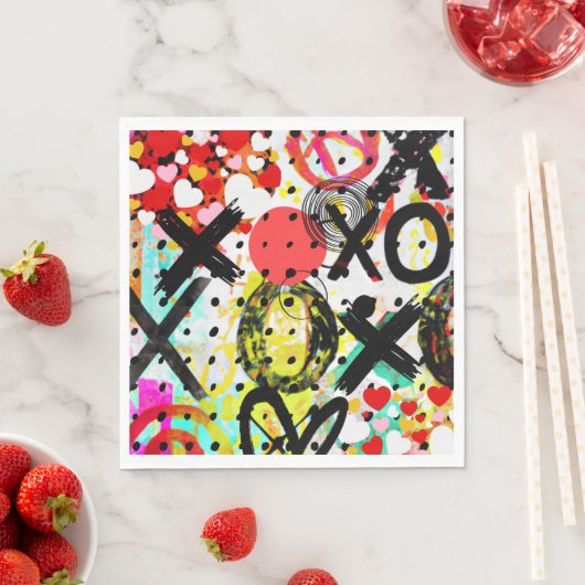 XOXOXOXOXO-Sammlung Serviette (Beispiel)