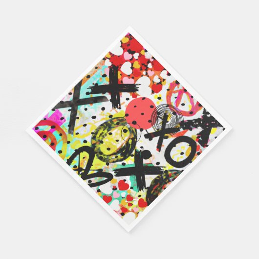 XOXOXOXOXO-Sammlung Serviette (Ecke)