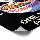 Xp-Schleif-Ramen-Nudeln Pixel Art Retro-Gaming  Poster (Ecke)