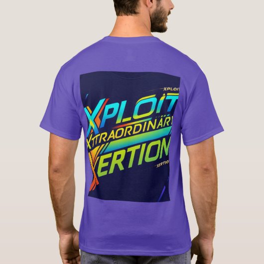 Xploit Xertion Entfesseln Sie den Power T-Shirt (Rückseite)