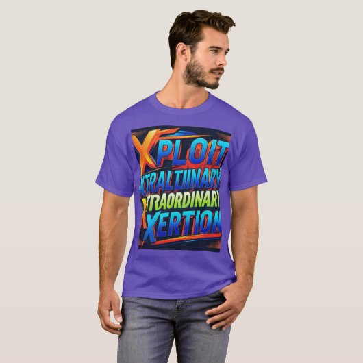 Xploit Xertion Entfesseln Sie den Power T-Shirt (Vorne ganz)