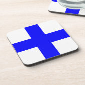 XRAY BLUE CROSS GETRÄNKEUNTERSETZER (Linke Seite)