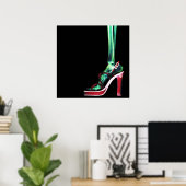 XRAY HEEL LADY SKELETON FOOT ORIGINAL POSTER (Heimbüro)