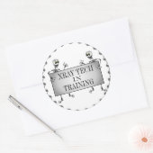 Xray in der Ausbildung Runder Aufkleber (Umschlag)