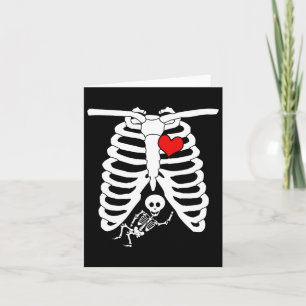 Xray Maternity Shirt Pregnant Skeleton Women Men Karte