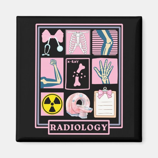 Xray Rad Tech Radiology Healthcare Appreciation Te Magnet (Vorne)