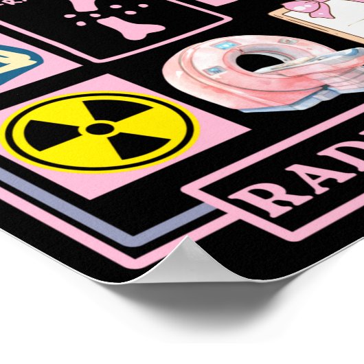Xray Rad Tech Radiology Healthcare Appreciation Te Poster (Ecke)