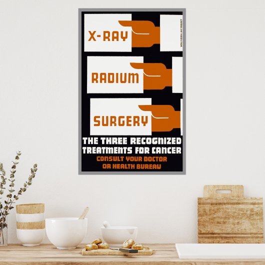 Xray Radium-Operation Poster (Küche)