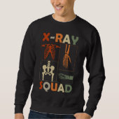 Xray Skeleton Bones Radiologist Funny Radiology Sweatshirt (Vorderseite)