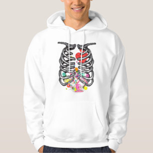 XRay Skeleton Candy Shirt Halloween Rib Cag