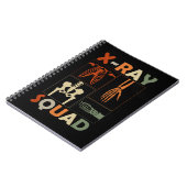 Xray Skeleton Knochen Radiologe Funny Radiology Notizblock (Linke Seite)