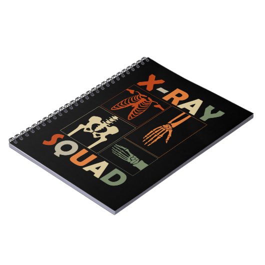 Xray Skeleton Knochen Radiologe Funny Radiology Notizblock (Linke Seite)
