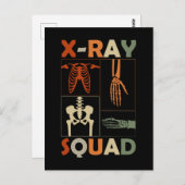 Xray Skeleton Knochen Radiologe Funny Radiology Postkarte (Vorne/Hinten)