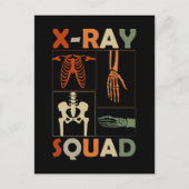 Xray Skeleton Knochen Radiologe Funny Radiology Postkarte (Vorderseite)