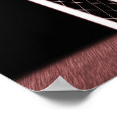 XRAY SKELETON SOCCER GOALIE RED POSTER (Ecke)