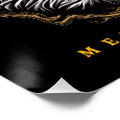 XRay Slinger Skeleton Cowboy Poster (Ecke)