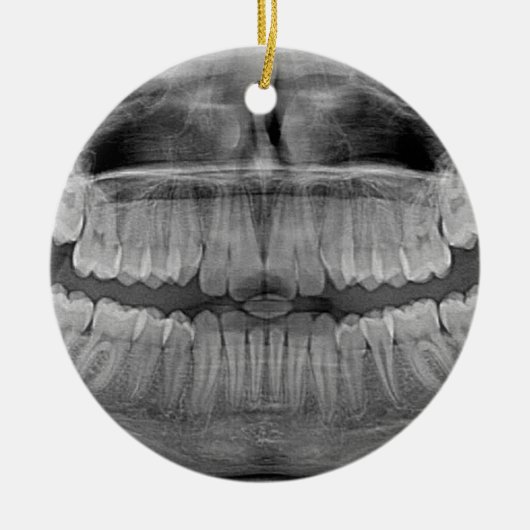 Xray Smile Keramik Ornament (Vorne)