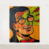 Xray Spex Wandteppich (Vorderseite)