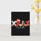 Xray Tech Christmas Bow Rad Tech Radiology Gift Me Karte (Gelbe Blume)
