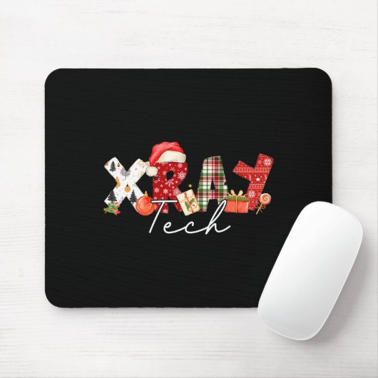 Xray Tech Christmas Bow Rad Tech Radiology Gift Me Mousepad (Mit Mouse)
