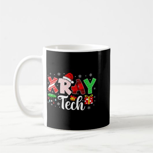 Xray Tech Christmas Bow Rad Tech Radiology Men Wom Kaffeetasse (Links)