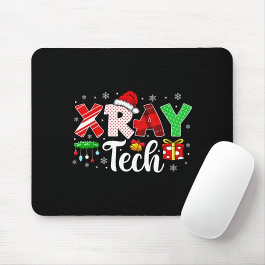 Xray Tech Christmas Bow Rad Tech Radiology Men Wom Mousepad (Mit Mouse)