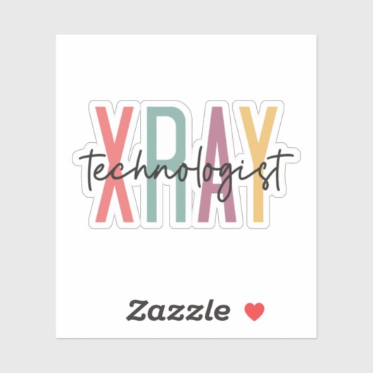 Xray Tech Radiologiologe, Xray Tech Squad Aufkleber (Blatt)