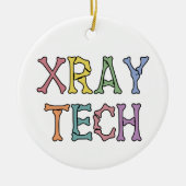 Xray Tech Röntgentechniker Multicolored Keramik Ornament (Vorne)