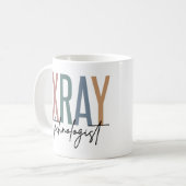 Xray Tech Röntgentechnologe Multicolored Geschenke Kaffeetasse (Vorderseite Links)