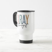 Xray Tech Röntgentechnologe Multicolored Geschenke Reisebecher (Vorderseite Links)