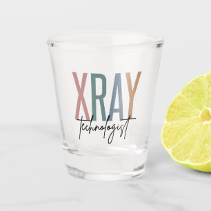 Xray Tech Röntgentechnologe Multicolored Geschenke Schnapsglas