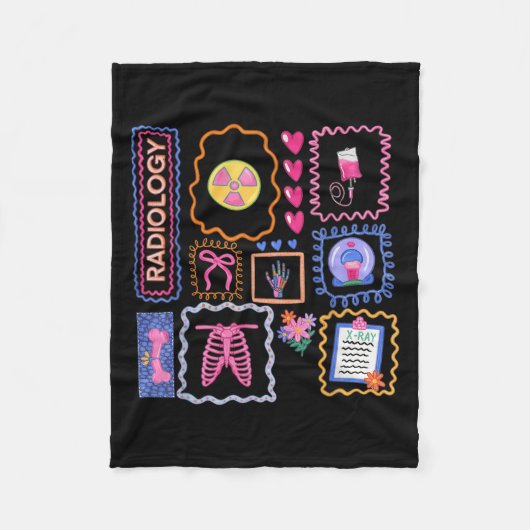 Xray Technologist Xray Tech Radiologic Technologis Fleecedecke (Vorderseite)