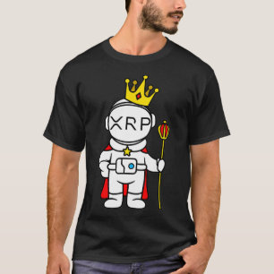 XRP Coin Krypto-Währung zum Mond Astronaut T-Shirt
