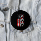 XRP Crypto Kryptowährung American Flag Meme Button (Beispiel)
