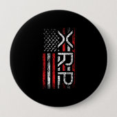 XRP Crypto Kryptowährung American Flag Meme Button (Vorderseite)